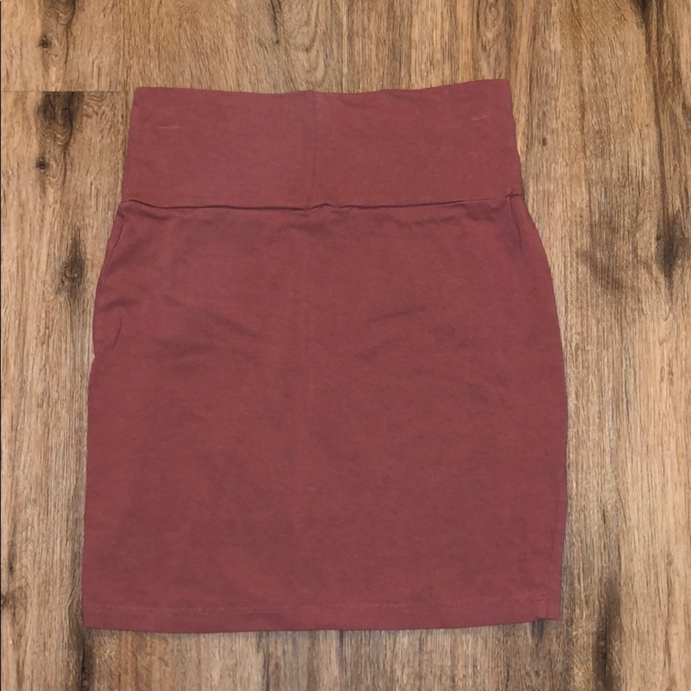 Pink skirt